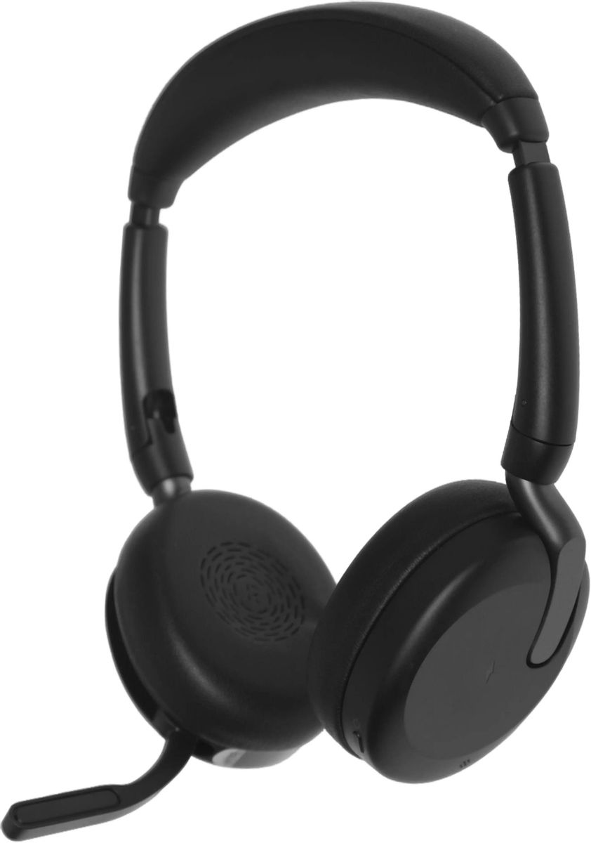 Гарнитура Jabra Evolve2 65 Flex,  для компьютера/мобильных устройств, накладные,  bluetooth, черный [26699-999-999]